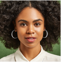 Interlok Braid Large Hoop Earrings
