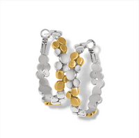 Pebble Edge Large Hoop Earrings