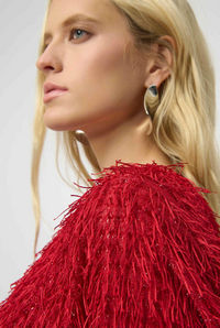 Novelty Fringe Boxy Top