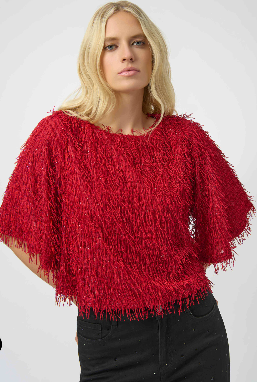 Novelty Fringe Boxy Top