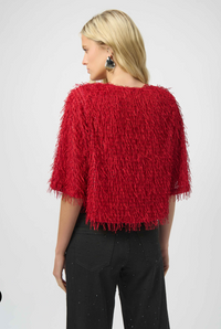 Novelty Fringe Boxy Top