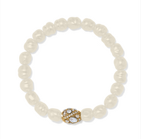 Trust Your Journey Double Pearl Stretch Bracelet