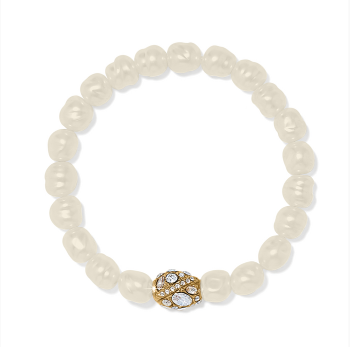 Trust Your Journey Double Pearl Stretch Bracelet