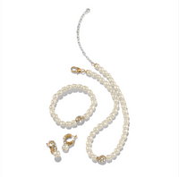 Trust Your Journey Double Pearl Stretch Bracelet