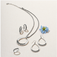 Interlok Braid Small Hoop Earrings