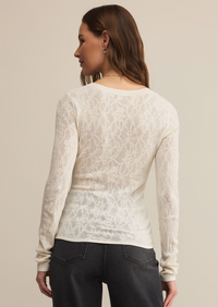 Tibi Scoop Mesh Top