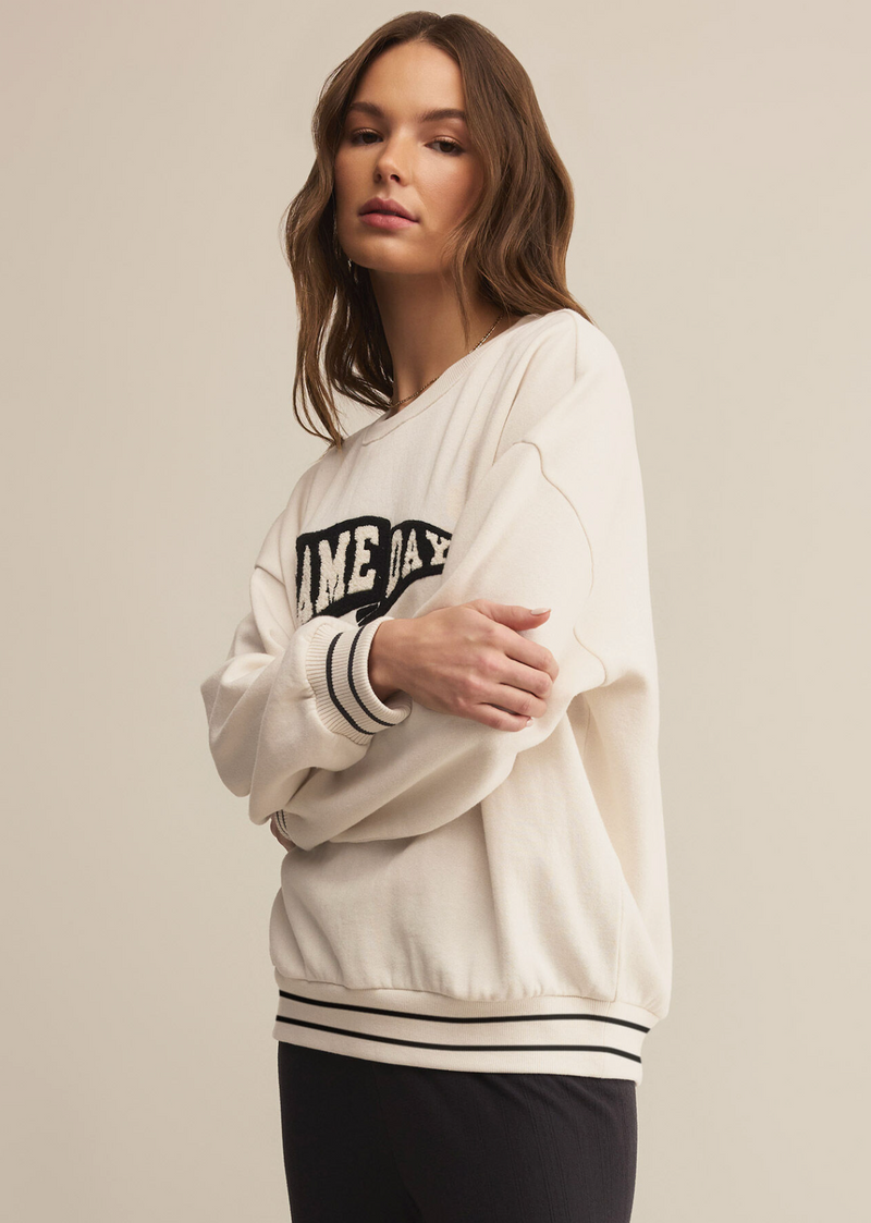 Oversized Let's Go Sweatshirt