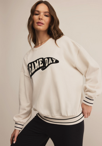 Oversized Let's Go Sweatshirt