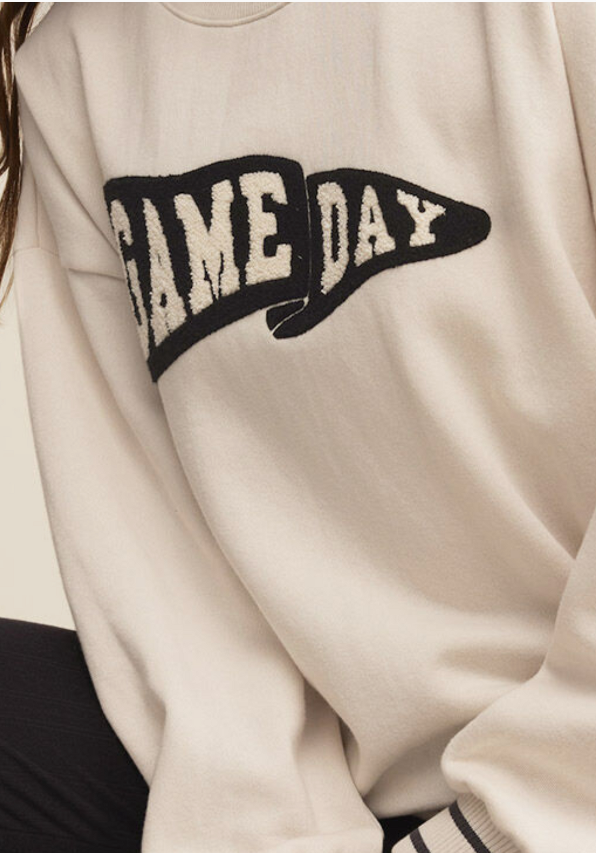 Oversized Let's Go Sweatshirt