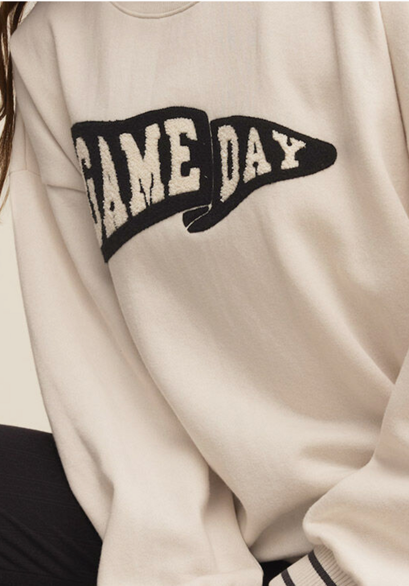 Oversized Let's Go Sweatshirt