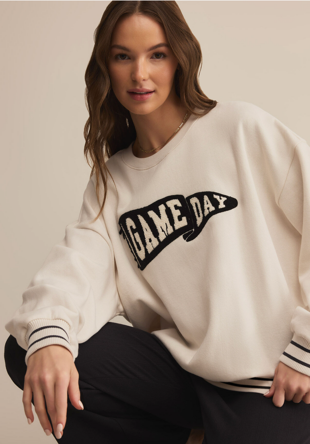 Oversized Let's Go Sweatshirt