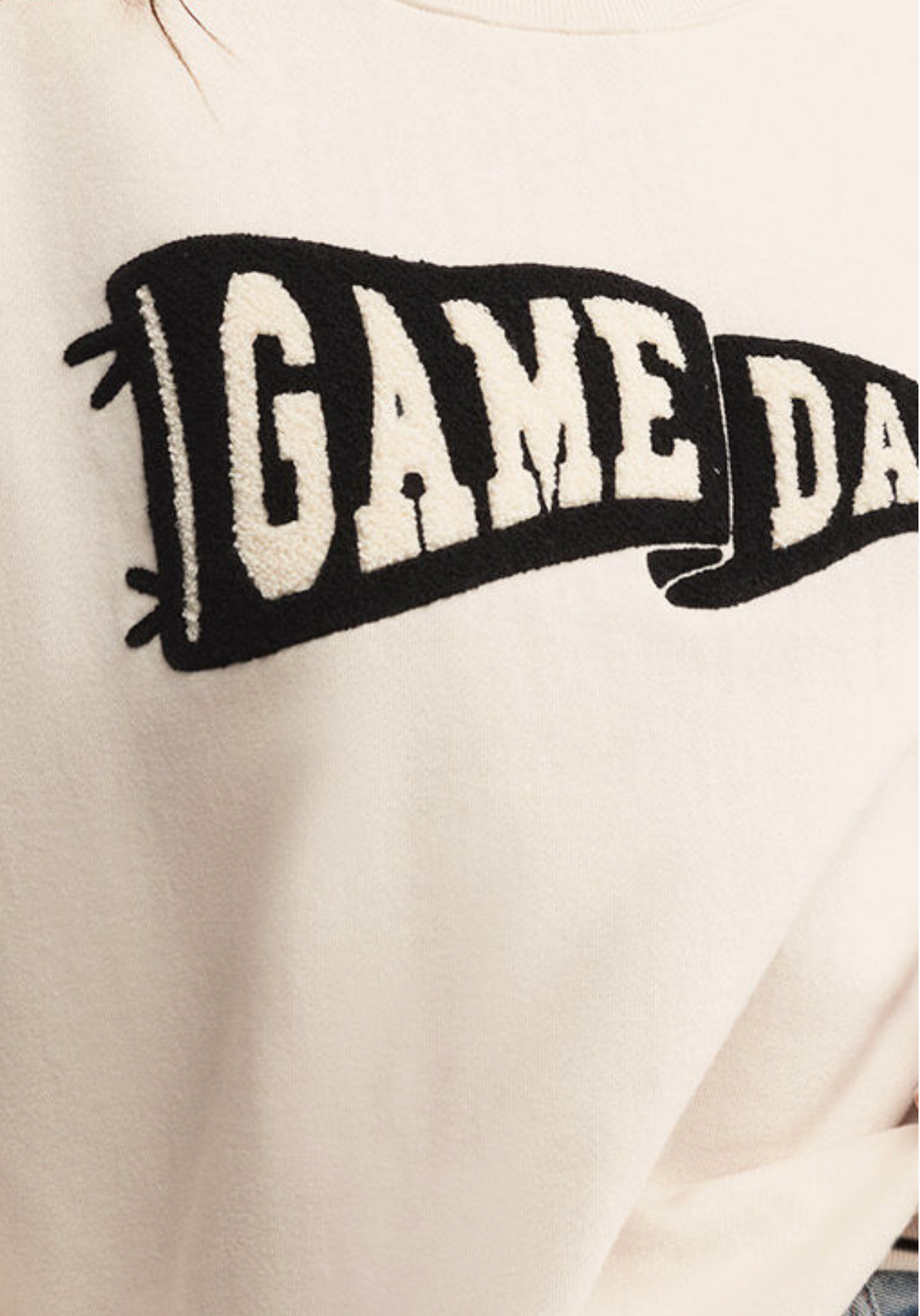 Oversized Let's Go Sweatshirt
