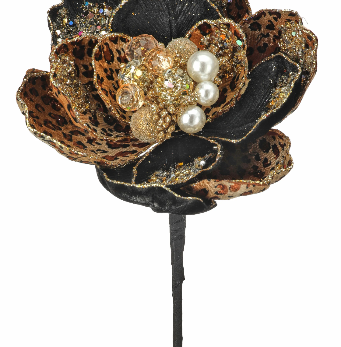 24" GLITTER/JEWEL SAFARI MAGNOLIA STEM