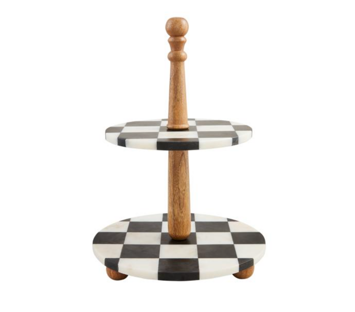 Checkered Marble Tiered Server