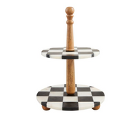 Checkered Marble Tiered Server