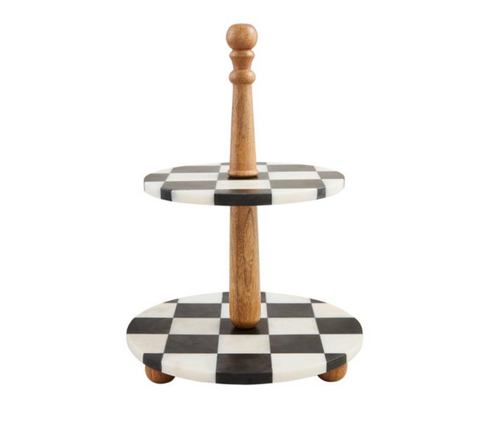 Checkered Marble Tiered Server
