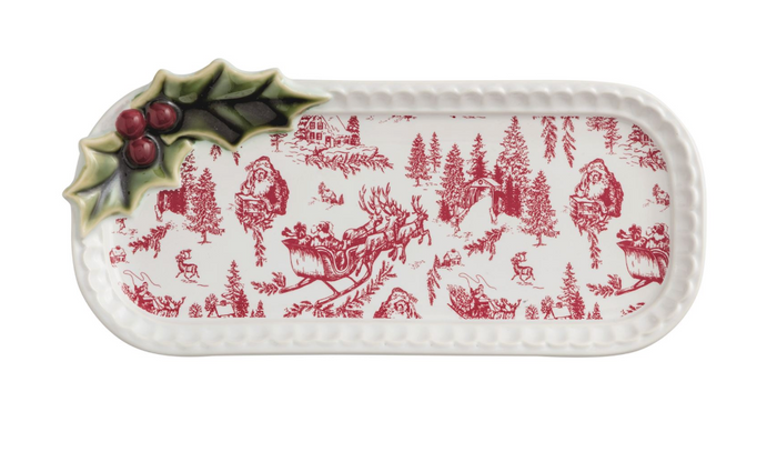 Holly Toile Everything Plate