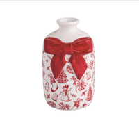 Toile Bud Vases