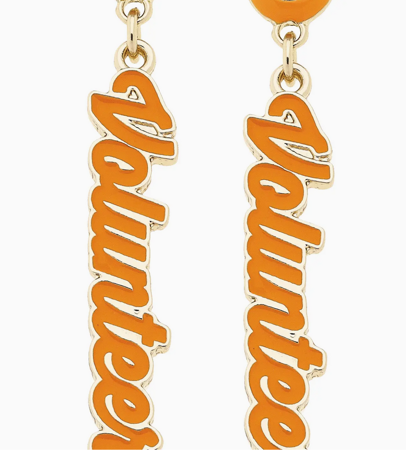 Tennessee Vols Autograph Enamel Earrings