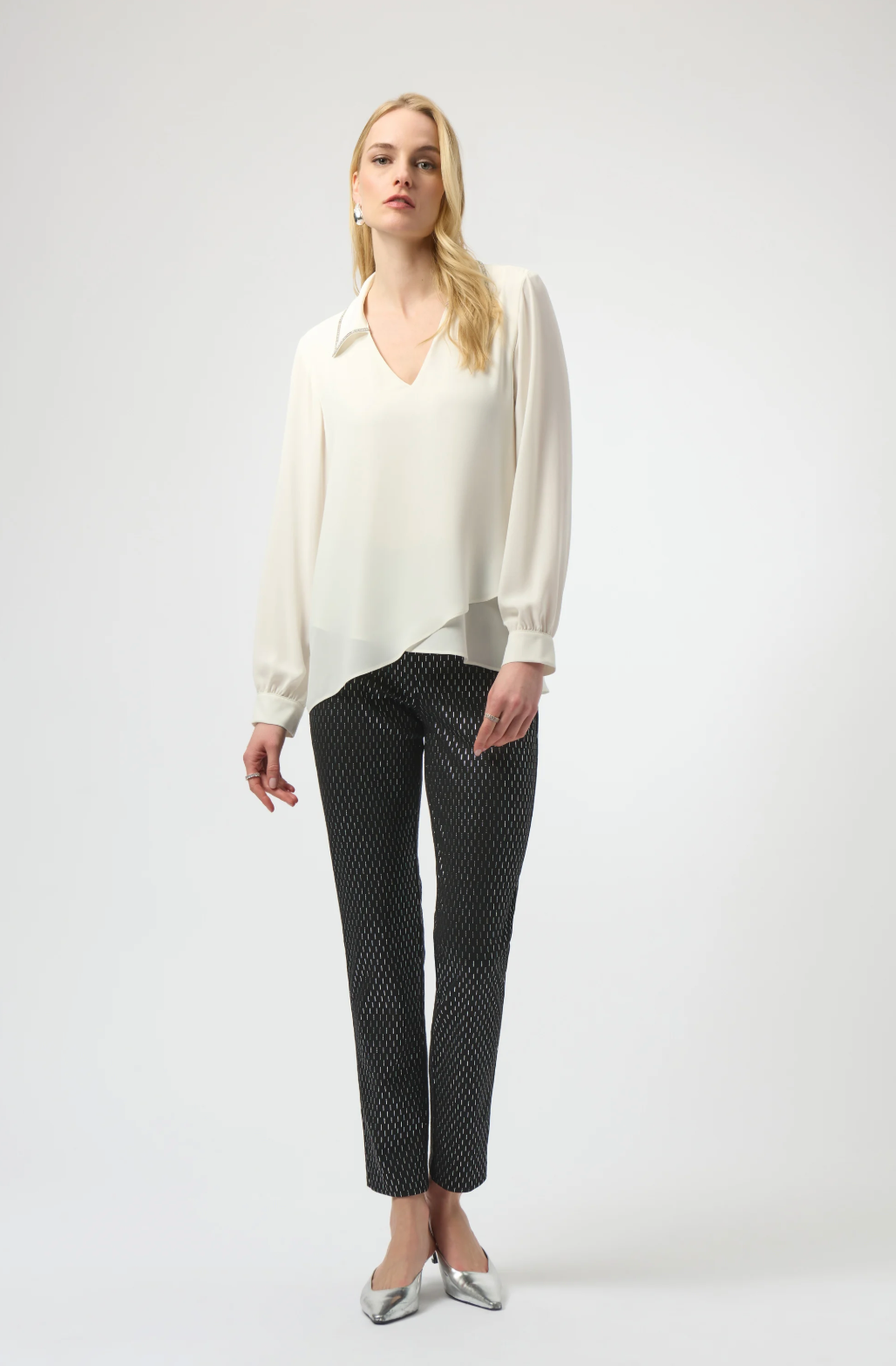 Georgette Flared Layered Top