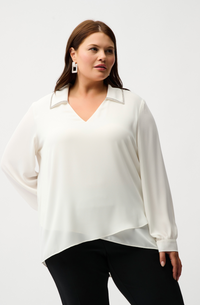 Georgette Flared Layered Top