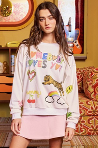 Somebody Loves You Graphic Sweatshirt