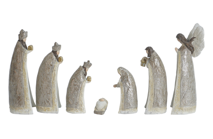 Nesting Mini Nativity Figures Set of 7