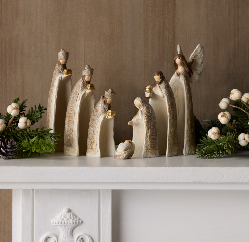 Nesting Mini Nativity Figures Set of 7