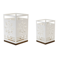 Snowflake Candle Holder (Set of 2)