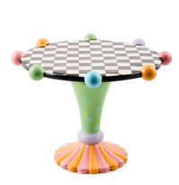 Trick or Treat Ceramic Pedestal Platter