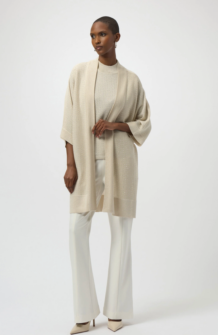 Sweater Knit Cover-Up with Iron-On Detail