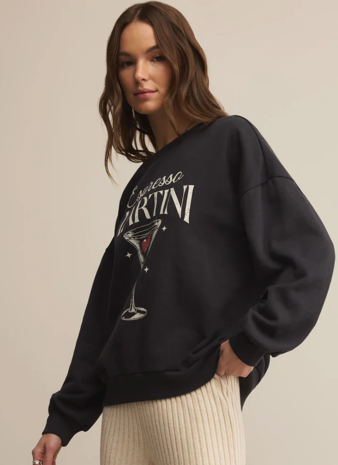 Oversized Espresso Martini Sweatshirt