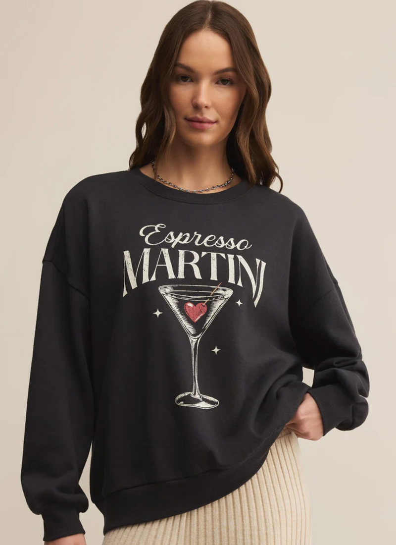 Oversized Espresso Martini Sweatshirt