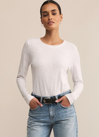 Long Sleeve Modern Slub Tee