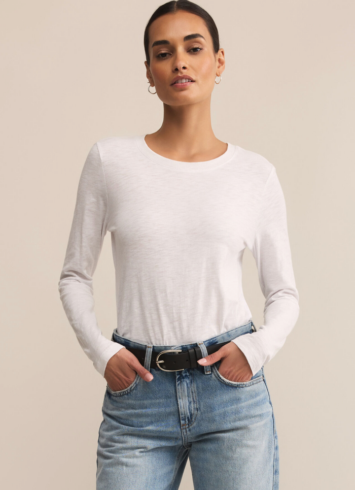 Long Sleeve Modern Slub Tee