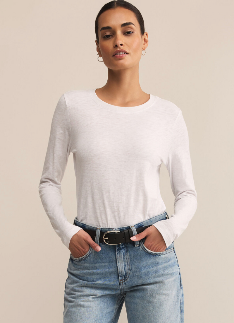 Long Sleeve Modern Slub Tee