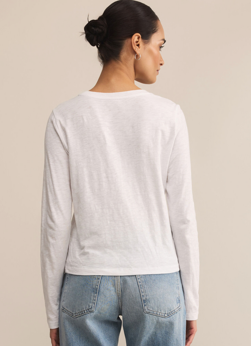Long Sleeve Modern Slub Tee