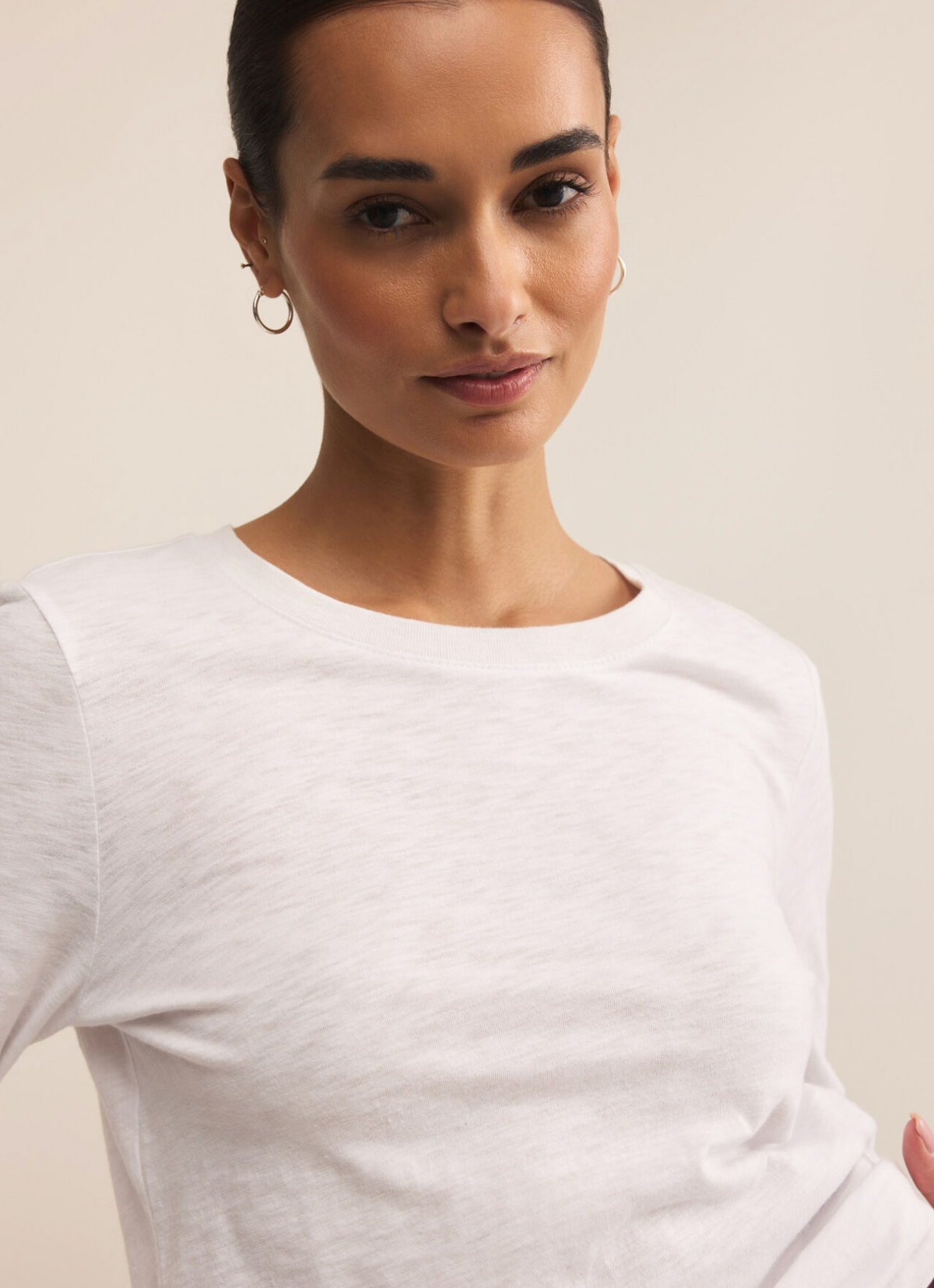 Long Sleeve Modern Slub Tee