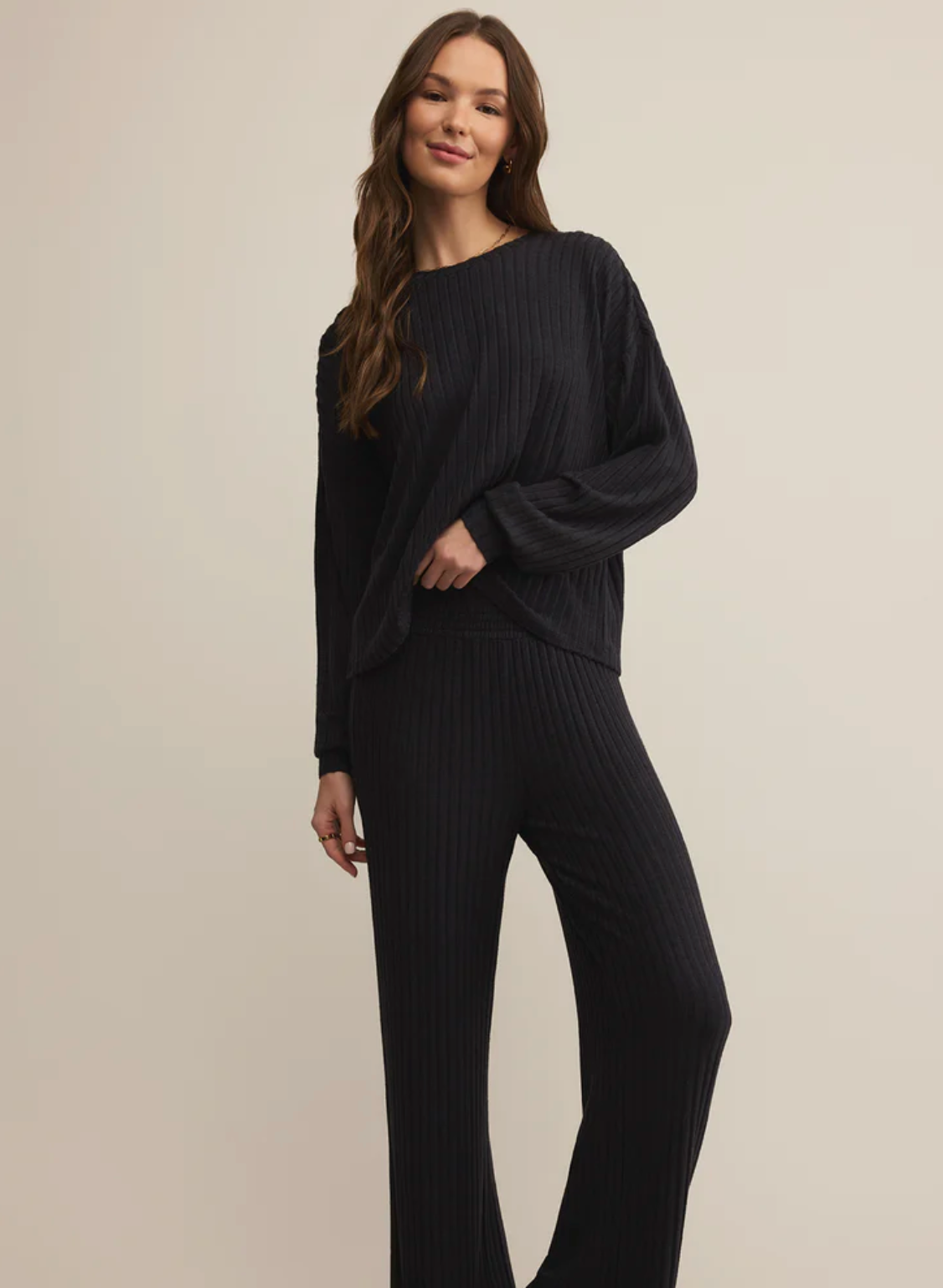 Daydream Rib Long Sleeve Top