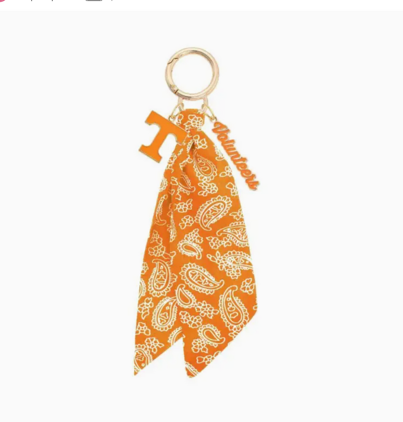 Tennessee Vols Logo Bandana Bag Charm