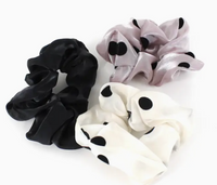 Polka Dots Hair Scrunchies (Set of 3)