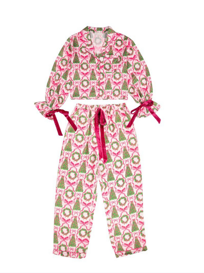 HOLIDAY PJ SET GRNY