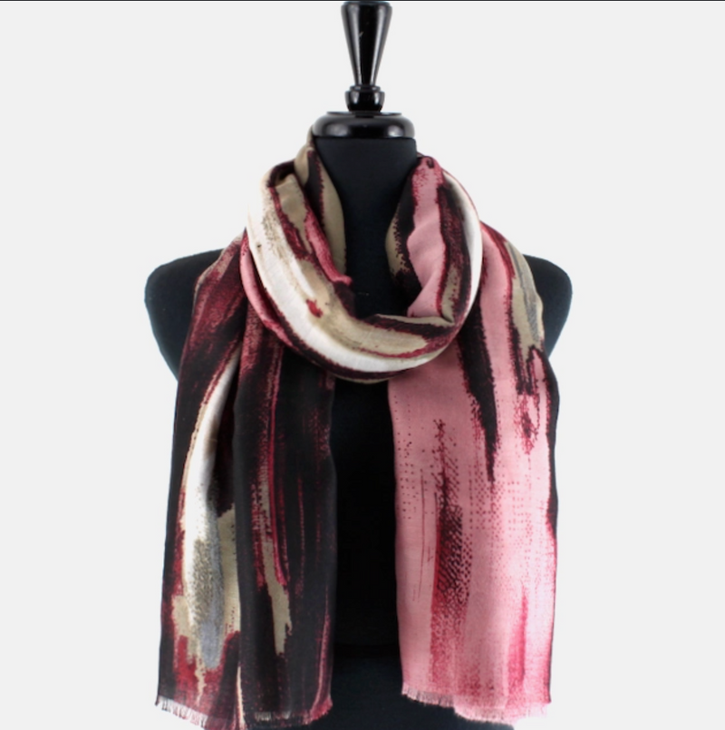 Lightweight Printed Scarf