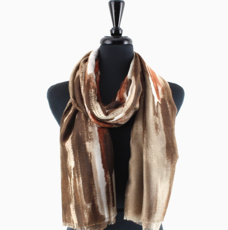 Lightweight Printed Scarf