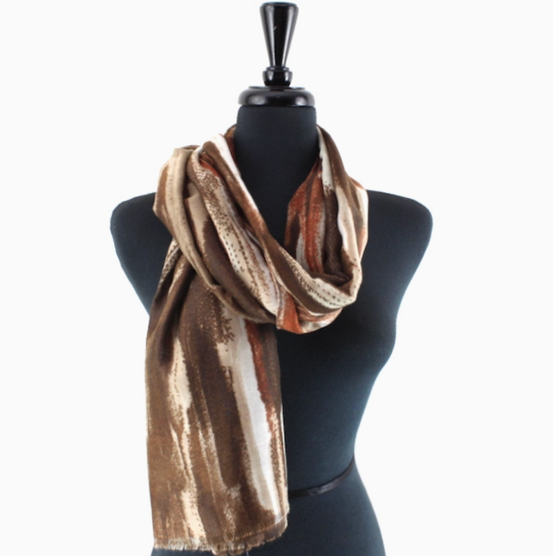Lightweight Printed Scarf