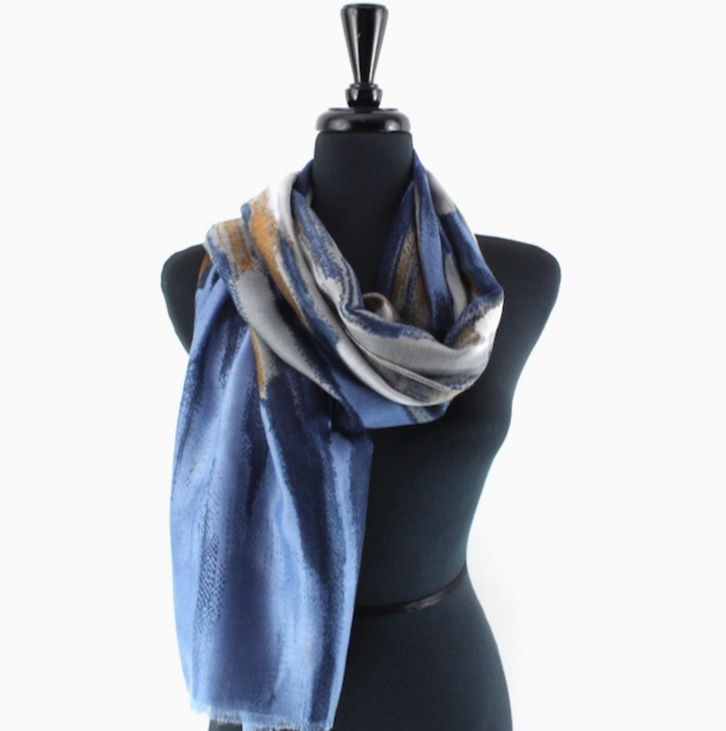 Lightweight Printed Scarf