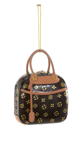 LUXURY HANDBAG-BROWN ORNAMENT