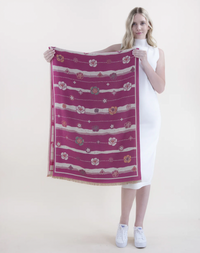 Metallic Thread Scarf