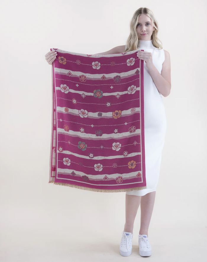 Metallic Thread Scarf