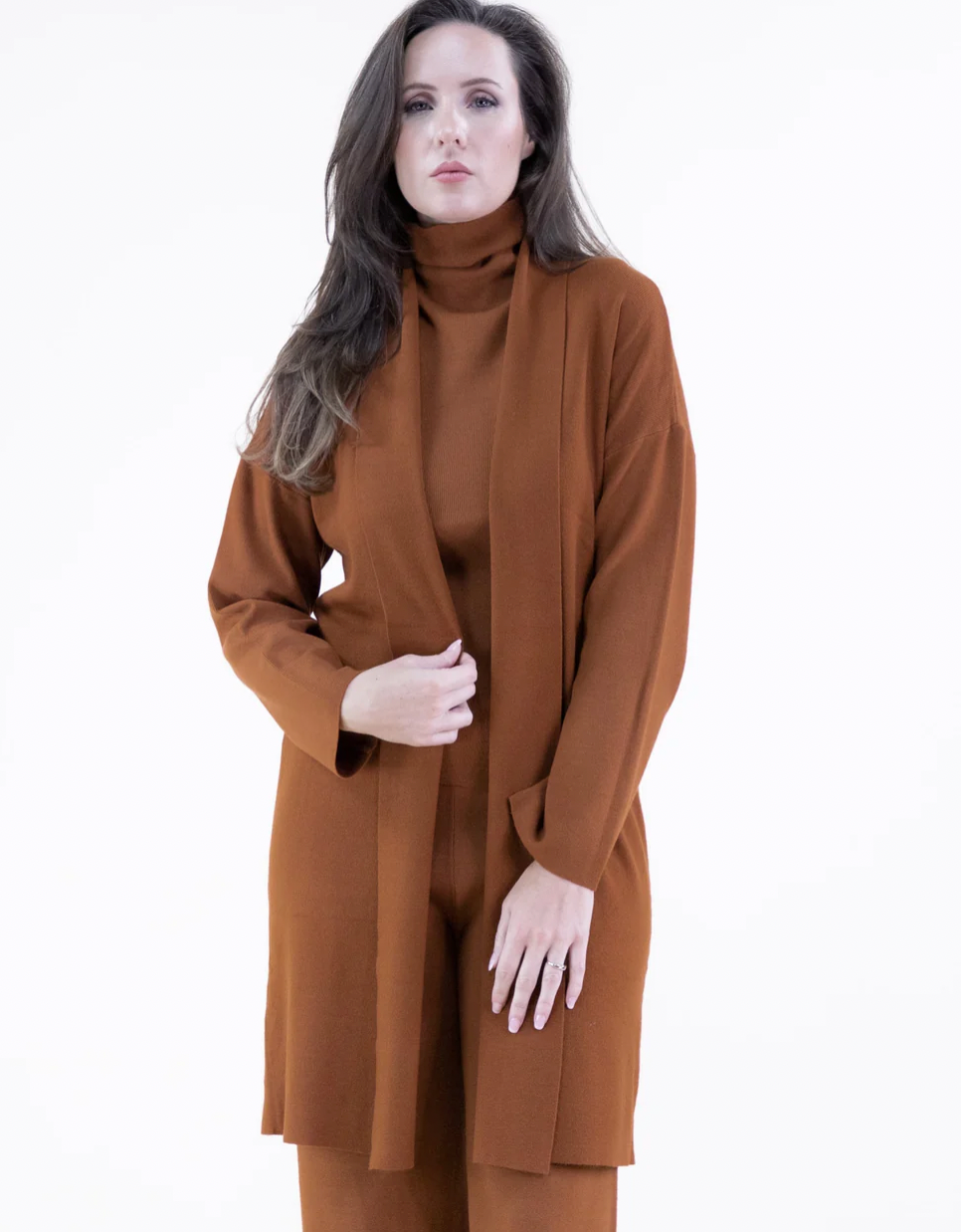 Knit Open Cardigan